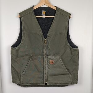 Carhartt Olive Green Vest